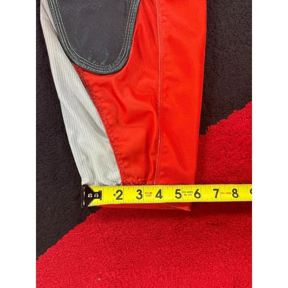 FLY Racing Pants Mens 38x29 Red Gray Kinetic Core Motorcross Padded Riding